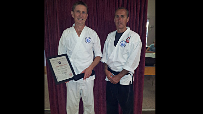 Pete 1st dan grading